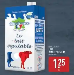 ALDI FAIRE FRANCE LAIT DEMI-ÉCRÉMÉ offre