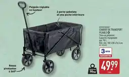 ALDI ADVENTURIDGE CHARIOT DE TRANSPORT PLIABLE offre
