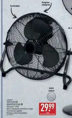 ALDI VENTILATEUR BRASSEUR D'AIR offre