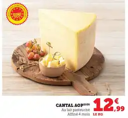 Super U Cantal aop offre