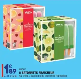ALDI 6 bâtonnets fraîcheur offre