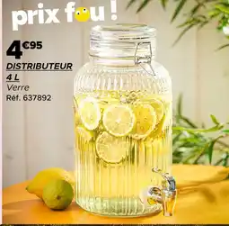 Gifi Distributeur 4 l offre