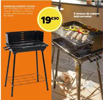 Gifi Barbecue charbon tucson offre