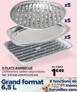 Gifi 5 plats barbecue offre