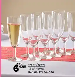 Gifi 10 flûtes offre