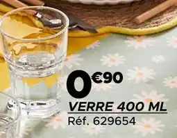 Gifi Verre 400 ml offre