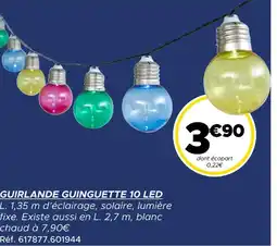 Gifi Guirlande guinguette 10 led offre