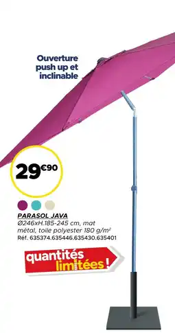 Gifi Parasol Java offre