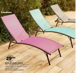 Gifi Bain de soleil Bahia offre