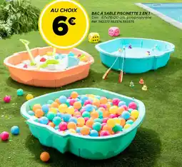Gifi Bac à sable piscinette 3 en 1 offre