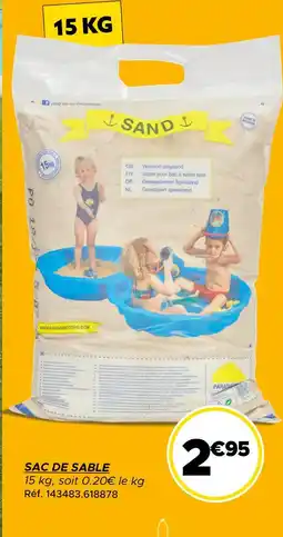 Gifi Sac de sable offre