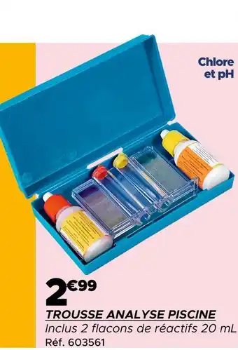 Gifi Trousse analyse piscine offre