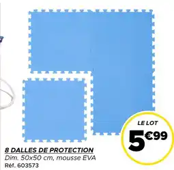 Gifi 8 dalles de protection offre