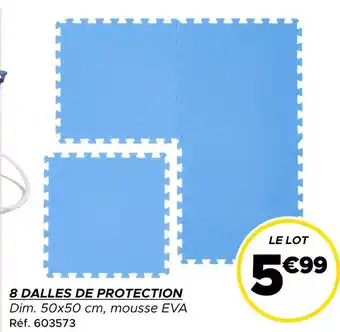 Gifi 8 dalles de protection offre