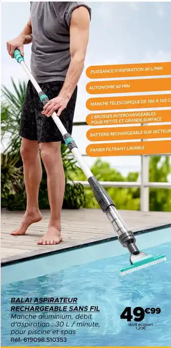 Gifi Balai aspirateur rechargeable sans fil offre