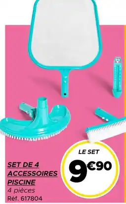 Gifi Set de 4 accessoires piscine offre