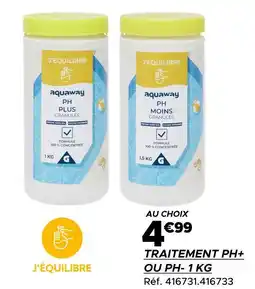 Gifi J'ÉQUILIBRE Traitement ph+ ou ph- 1 kg offre