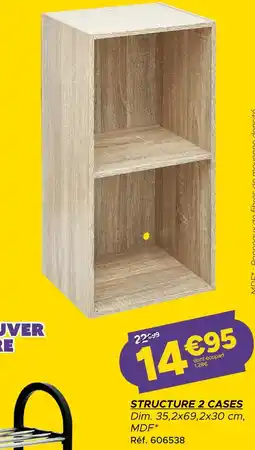 Gifi Structure 2 cases offre