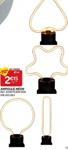 Gifi Ampoule néon offre