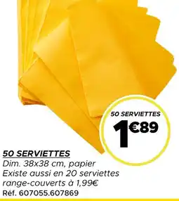 Gifi 50 Serviettes offre