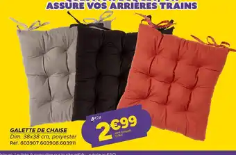 Gifi Galette de chaise offre