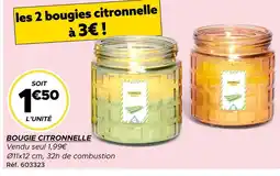 Gifi Bougie Citronnelle offre