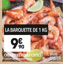 Supeco Crevettes roses cuites offre