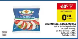 Supeco CASA AZZURRA Mozzarella offre