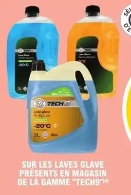 E.Leclerc L'Auto "TECH9" Sur les laves glave présents en magasin de la gamme offre