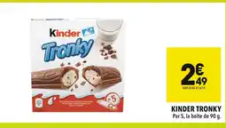 Supeco KINDER Tronky offre