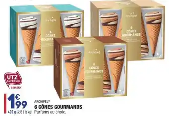 ALDI 6 cones gourmands offre