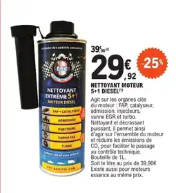 E.Leclerc L'Auto Nettoyant moteur 5+1 diesel offre