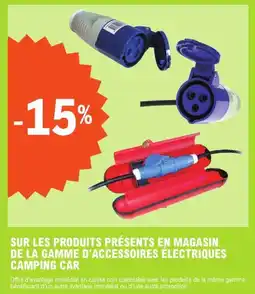 E.Leclerc L'Auto Sur les produits présents en magasin de la gamme d'accessoires électriques camping car offre