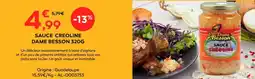 Cabesto Sauce creoline dame besson offre