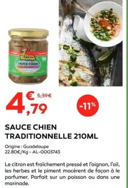 Cabesto Sauce chien traditionnelle offre