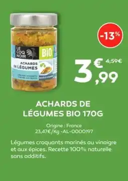 Cabesto Achards de légumes bio offre
