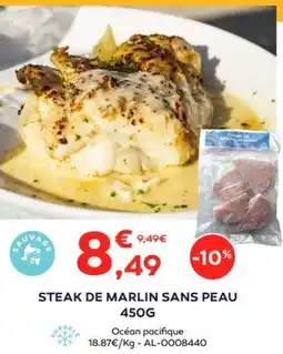 Cabesto Steak de marlin sans peau offre