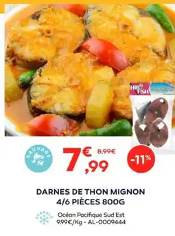 Cabesto Darnes de thon mignon 4/6 piĂšces offre