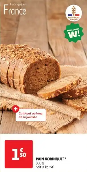 Auchan Supermarché Pain nordique offre