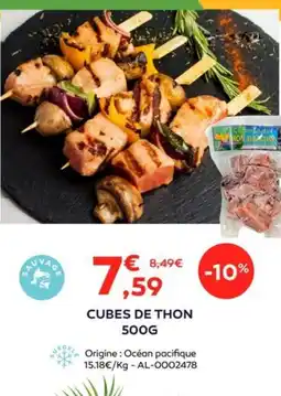 Cabesto Cubes de thon offre
