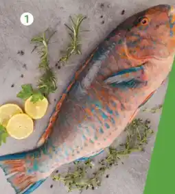 Cabesto Poissons perroquets entiers 800gr offre