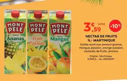 Cabesto MONT PELE Nectar de fruits martinique offre