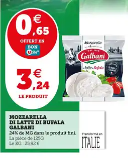 Utile GALBANI Mozzarella di latte di bufala offre
