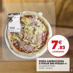 Utile Pizza capricciosa l'italie des pizzas offre