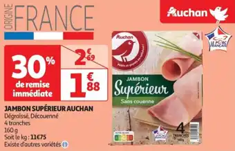Auchan Supermarché Jambon supérieur auchan offre