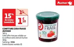 Auchan Supermarché Confiture extra fraise auchan offre