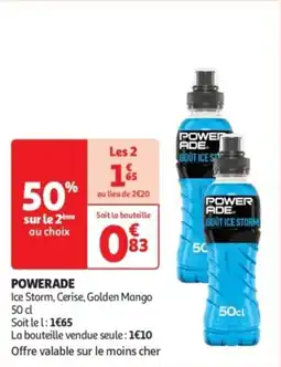 Auchan Supermarché Powerade offre