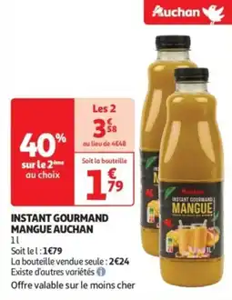 Auchan Supermarché Instant gourmand mangue auchan offre