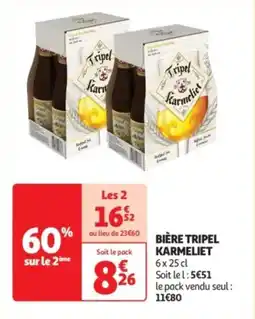 Auchan Supermarché Bière tripel karmeliet offre