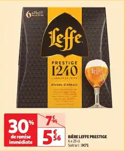 Auchan Supermarché Bière leffe prestige offre